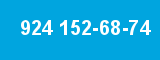 924 152-68-74 924 152-68-74